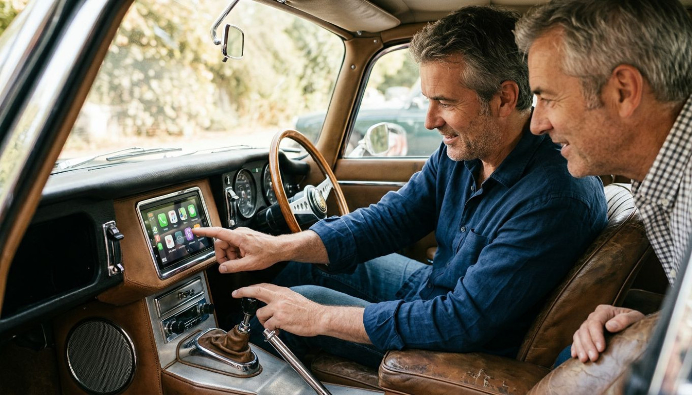 Pourquoi les boîtiers carplay attirent les amateurs de voitures rétro